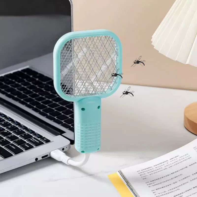 Electric Mosquito Killer Racket – Rechargeable Insect Zapper