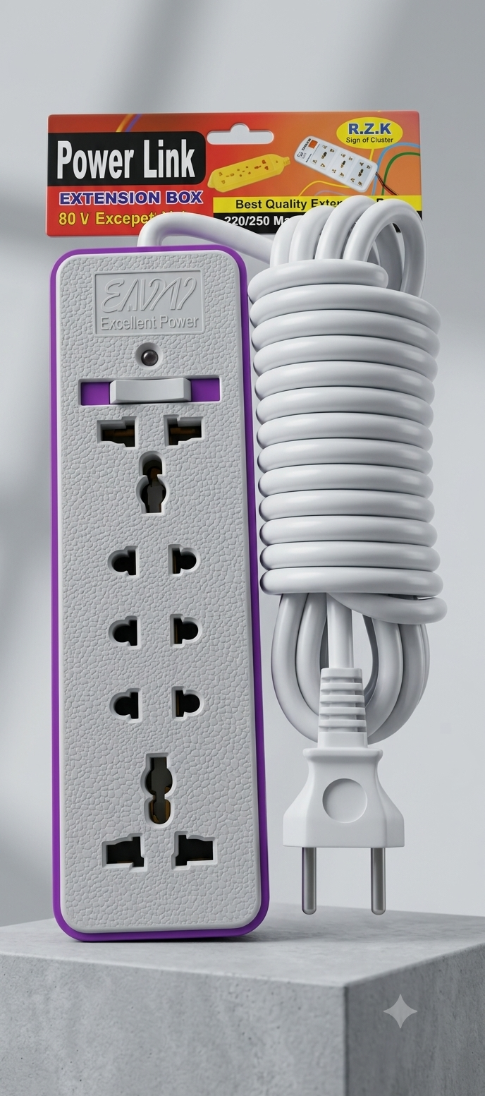Razatrader Model 206 Multi Socket Extension Board.