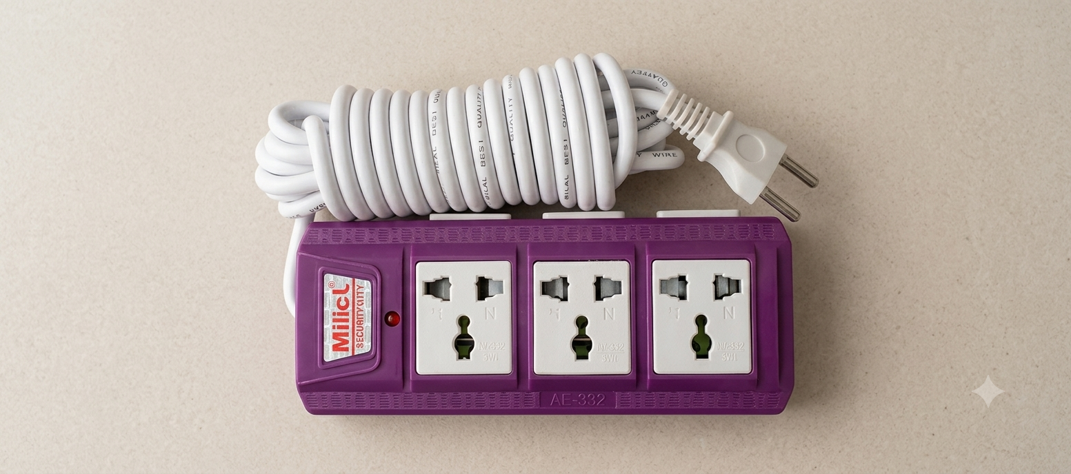 Multi Universal Sockets copper wair Extension Board